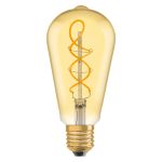 Ledvance Vintage 1906 LED E27 Poire Dorée 4W 300lm - 820 Blanc Très Chaud | Équivalent 25W