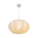 Nordlux Aeron 60 Suspension Luminaire Textile Blanc | Convient pour 1x E27