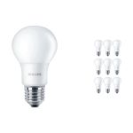 Multipack 10x Philips Corepro LED Ampoule E27 Poire Dépolie 8W 806lm - 840 Blanc Froid | Équivalent 60W
