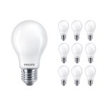 Multipack 10x Philips MASTER Value LED Ampoule E27 Poire Dépolie 5.9W 806lm - 927 Blanc Très Chaud | Meilleur rendu des couleurs - Dimmable - Équivalent 60W
