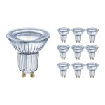 Multipack 10x Ledvance Performance Spot LED Réflecteur GU10 PAR16 4.3W 350lm 120D - 830 Blanc Chaud | Équivalent 32W