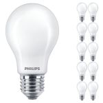 Multipack 10x Philips Corepro LED Ampoule E27 Poire Dépolie 7W 806lm - 830 Blanc Chaud | Équivalent 60W