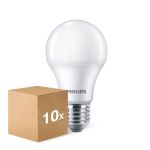 Multipack 10x Philips Corepro LED Ampoule E27 Poire Dépolie 4.9W 470lm - 827 Blanc Très Chaud | Équivalent 40W