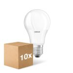Multipack 10x Osram Parathom LED Star E27 Poire Dépolie 8.5W 806lm - 827 Blanc Très Chaud | Équivalent 60W
