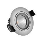 Noxion Spot LED Hydro ignifugé  Aluminum 8W 585lm - 927 Blanc Très Chaud | Diamètre 83mm - IP65 - Meilleur rendu des couleurs - Dimmable