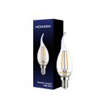 Noxion Lucent LED E14 Flamme Bougie Filament Claire 2.5W 250lm - 827 Blanc Très Chaud | Équivalent 25W