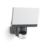 Steinel Projecteur LED XLED Home Graphite 14.8W 1184lm - 830 Blanc Chaud | IP44 - Détecteur de mouvement et de lumière - Symétrique