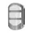 Ledvance LED applique murale Endura Style Plate Acier inoxydable 12W - 830 