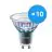 Multipack 10x Philips MASTER LED Spot ExpertColor GU10 PAR16 5.5W 355lm 36D - 927 Blanc Très Chaud | Meilleur rendu des couleurs - Dimmable - Équivalent 50W
