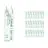 Multipack 25x Osram T8 Lumilux 58W - 830 Blanc Chaud | 150cm