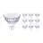 Multipack 10x Philips Master Value LED Spot GU5.3 MR16 5.8W 460lm 36D - 930 Blanc Chaud | Meilleur rendu des couleurs - Dimmable - Équivalent 35W