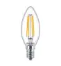 Philips Corepro LED Bougie E14 Filament Claire 6.5W 806lm - 827 Blanc Très Chaud | Équivalent 60W