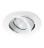 Noxion Spot LED Hydro inclinable ignifugé Blanc 6W 400lm 36D - 927 Blanc Très Chaud | Diamètre 83mm - IP65 - Meilleur rendu des couleurs - Dimmable