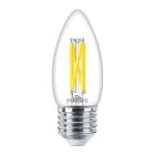 Philips MASTER LED E27 Bougie Filament Claire 3.4W 470lm - 922-927 Dim To Warm | Meilleur Rendu Des Couleurs - Dimmable - Équivalent 40W