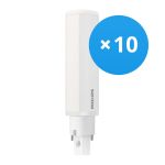Voordeelpak 10x Philips Corepro PL-C LED 6.5W 600lm - 830 Warm Wit | Vervangt 18W